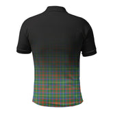 McKintosh Hunting Ancient Tartan Crest Polo Shirt - Thistle Black Style